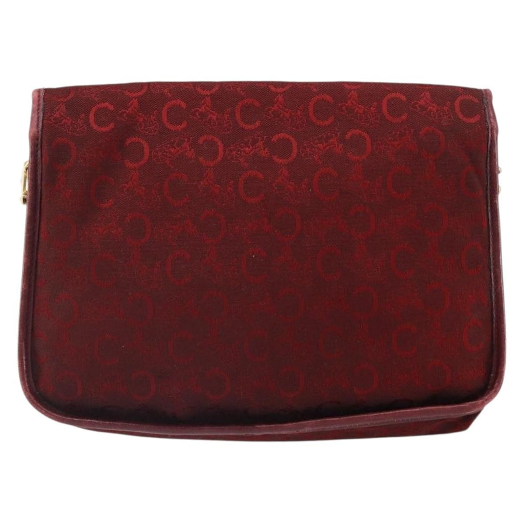 Celine C Sulky Shoulder Bag Canvas Red Canvas Shoulder Bag Bag