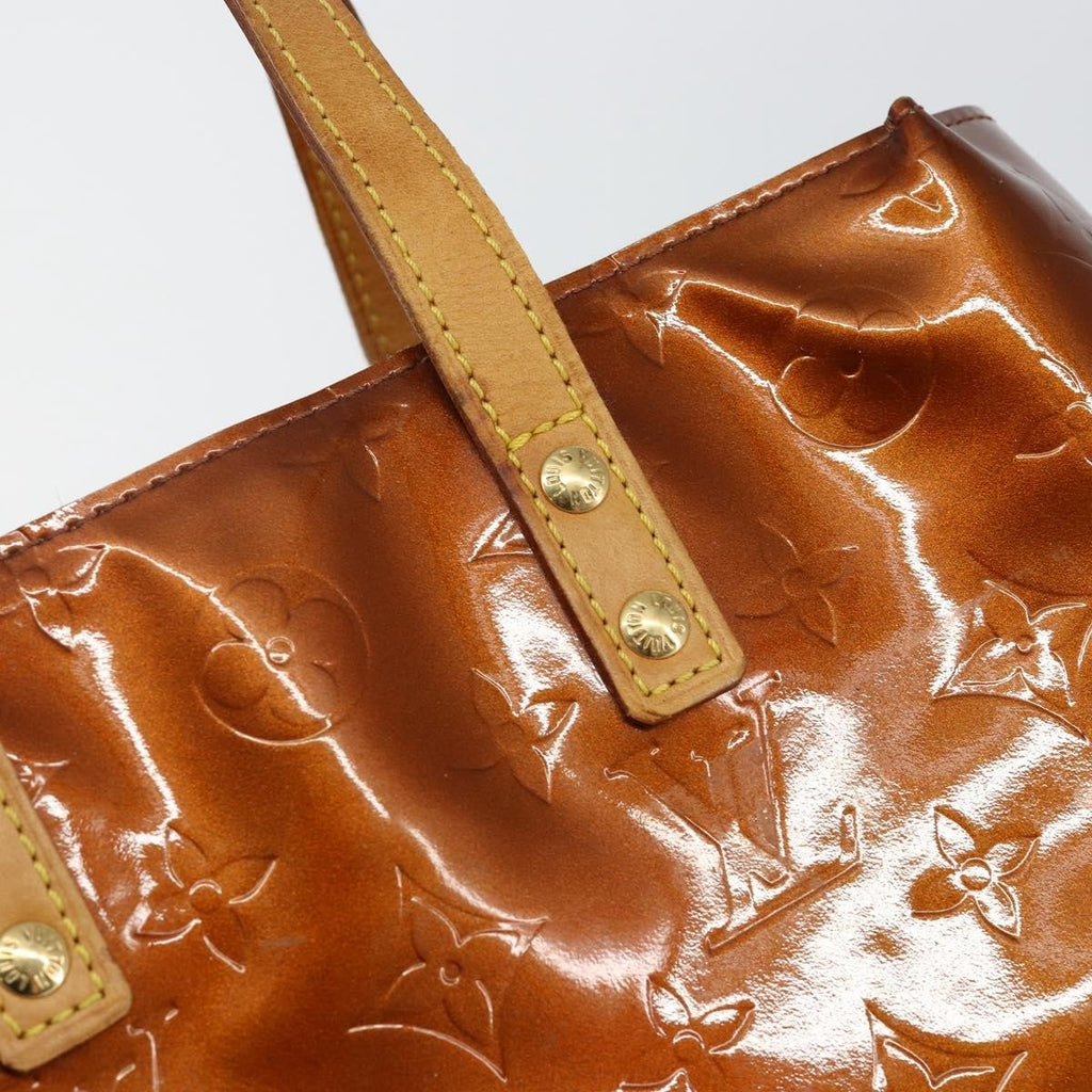 Louis Vuitton Reade Handbag Monogram Vernis Brown Patent_Leather Handbag