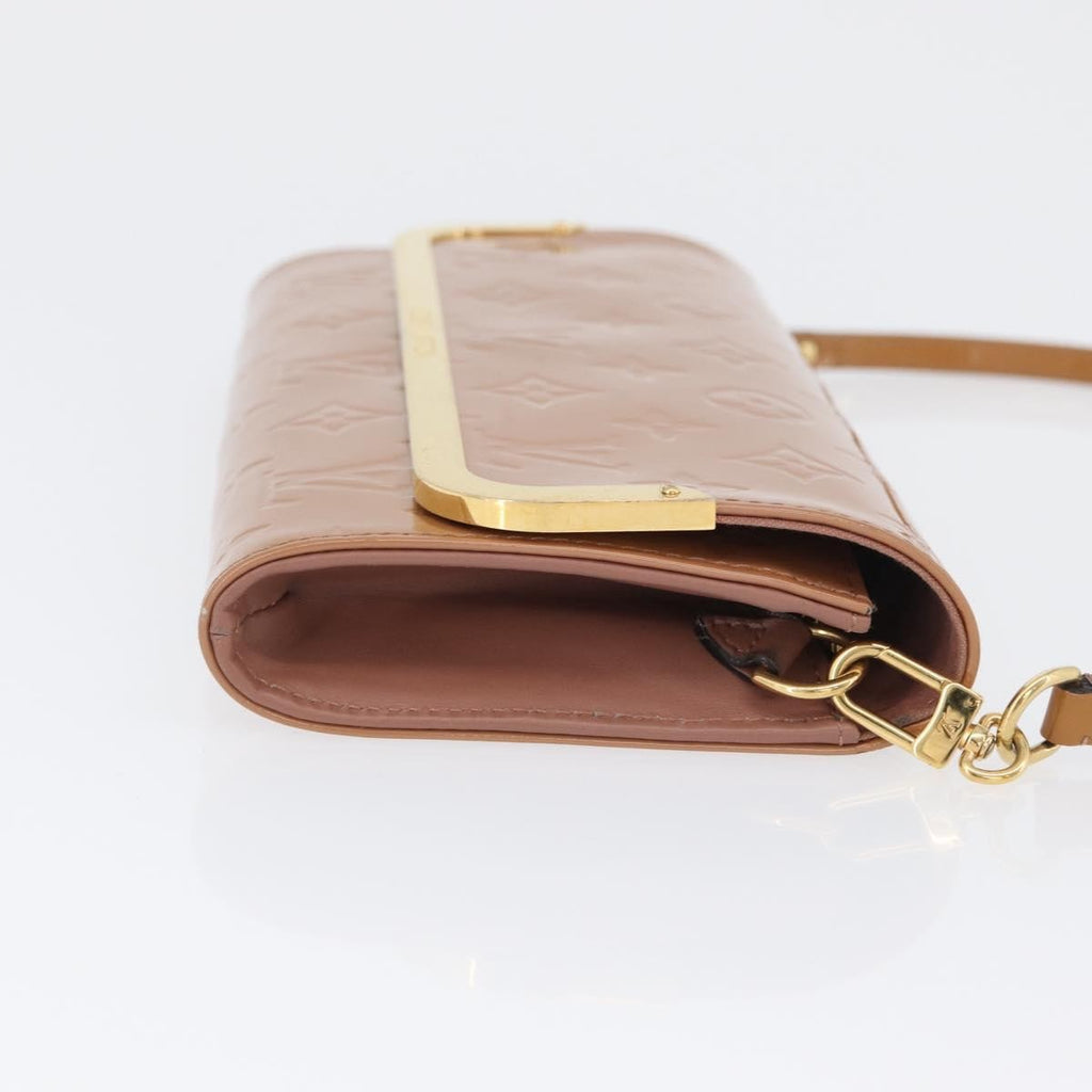 Louis Vuitton Rossmore Handbag Monogram Vernis Pink Patent_Leather Shoulder Bag