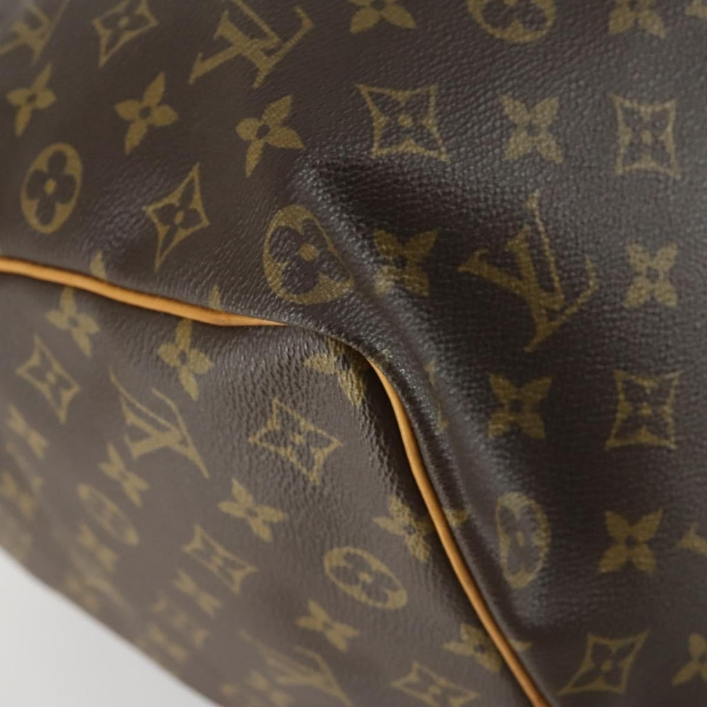 Louis Vuitton Keepall Bag Monogram Canvas Brown Canvas Travel Bag