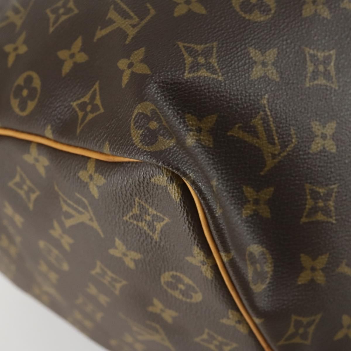 Louis Vuitton Keepall Bag Monogram Canvas Brown Canvas Travel Bag
