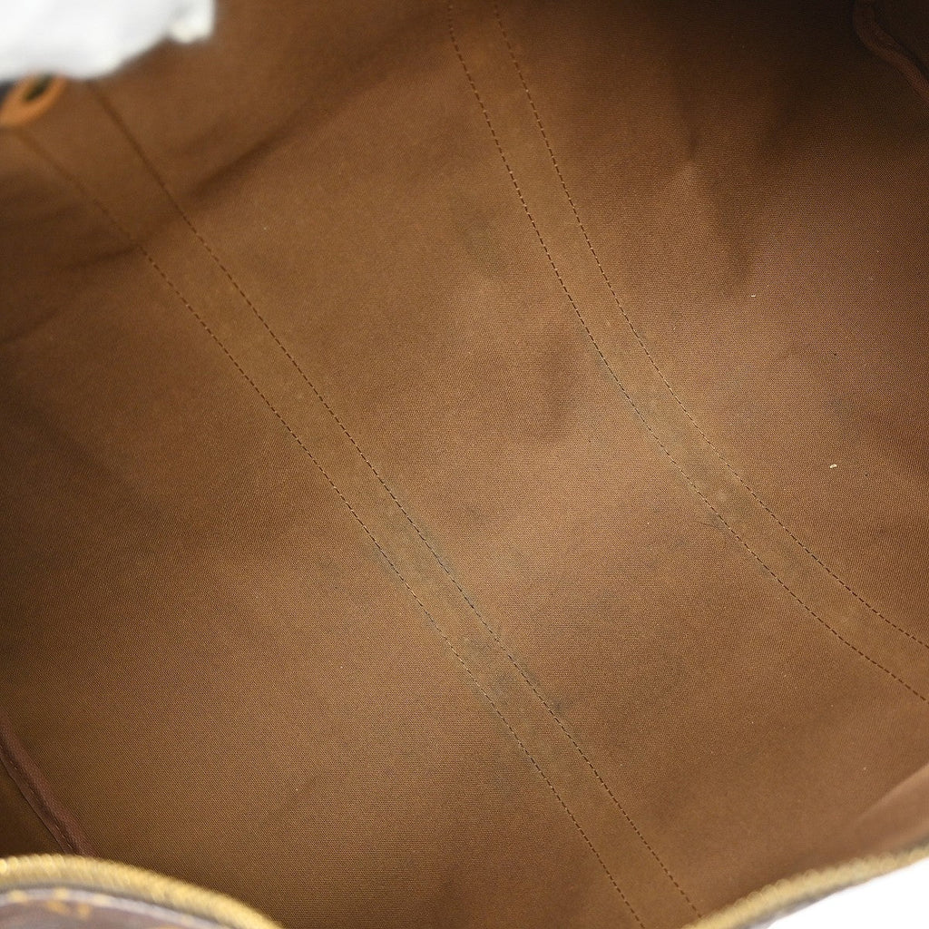 Louis Vuitton Keepall Bag Monogram Canvas Brown Canvas Travel Bag