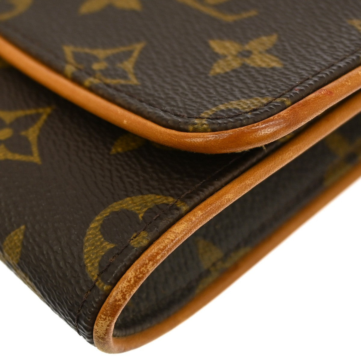 Louis Vuitton Twin Handbag Monogram Canvas Brown Canvas Clutche & Pouche Bag