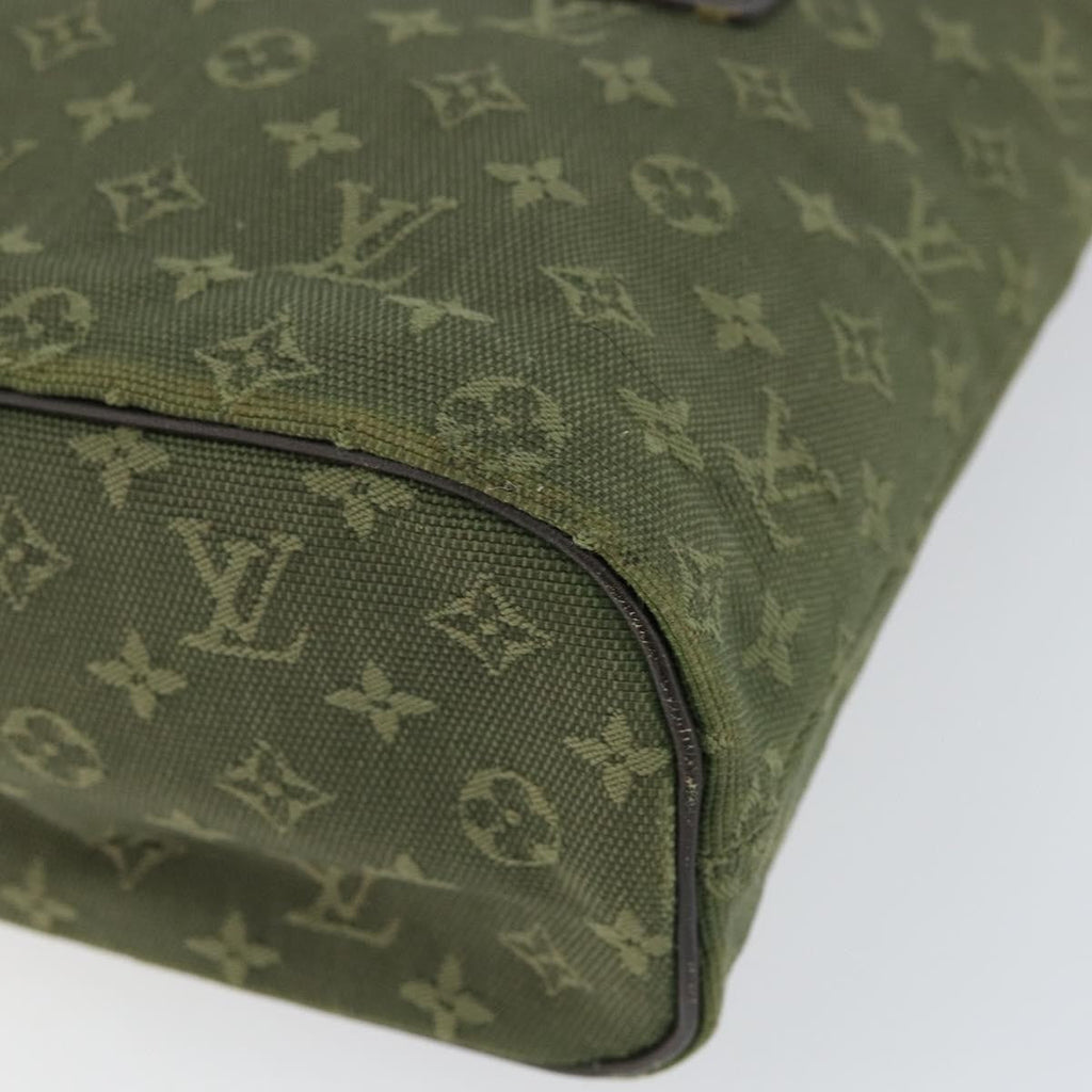 Louis Vuitton Lucille Handbag Mini Lin Khaki Canvas Handbag