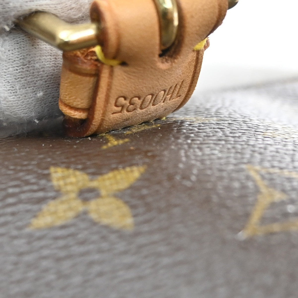 Louis Vuitton Sologne Handbag Monogram Canvas Brown Canvas Shoulder Bag