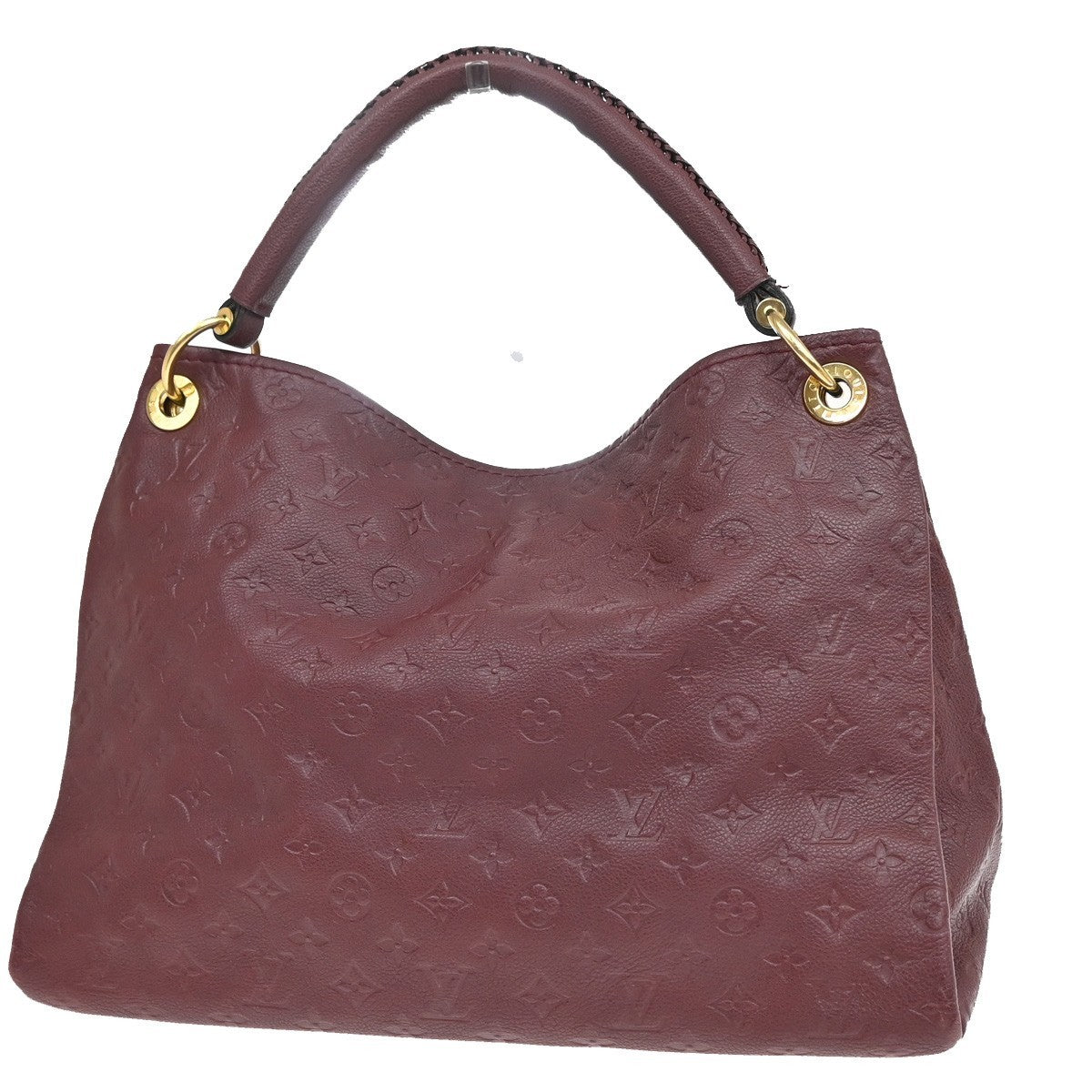 Louis Vuitton Artsy Handbag Monogram Empreinte Leather Red Leather Shoulder Bag