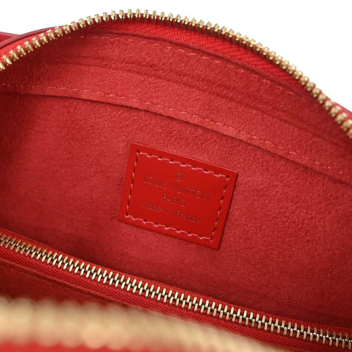 Louis Vuitton Pont Neuf Handbag Epi Leather Red Leather Handbag