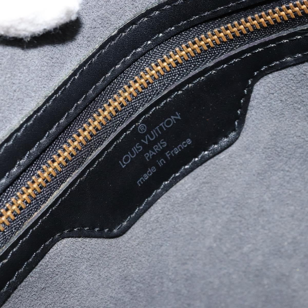 Louis Vuitton Saint Jacques Handbag Epi Leather Black Leather Shoulder Bag