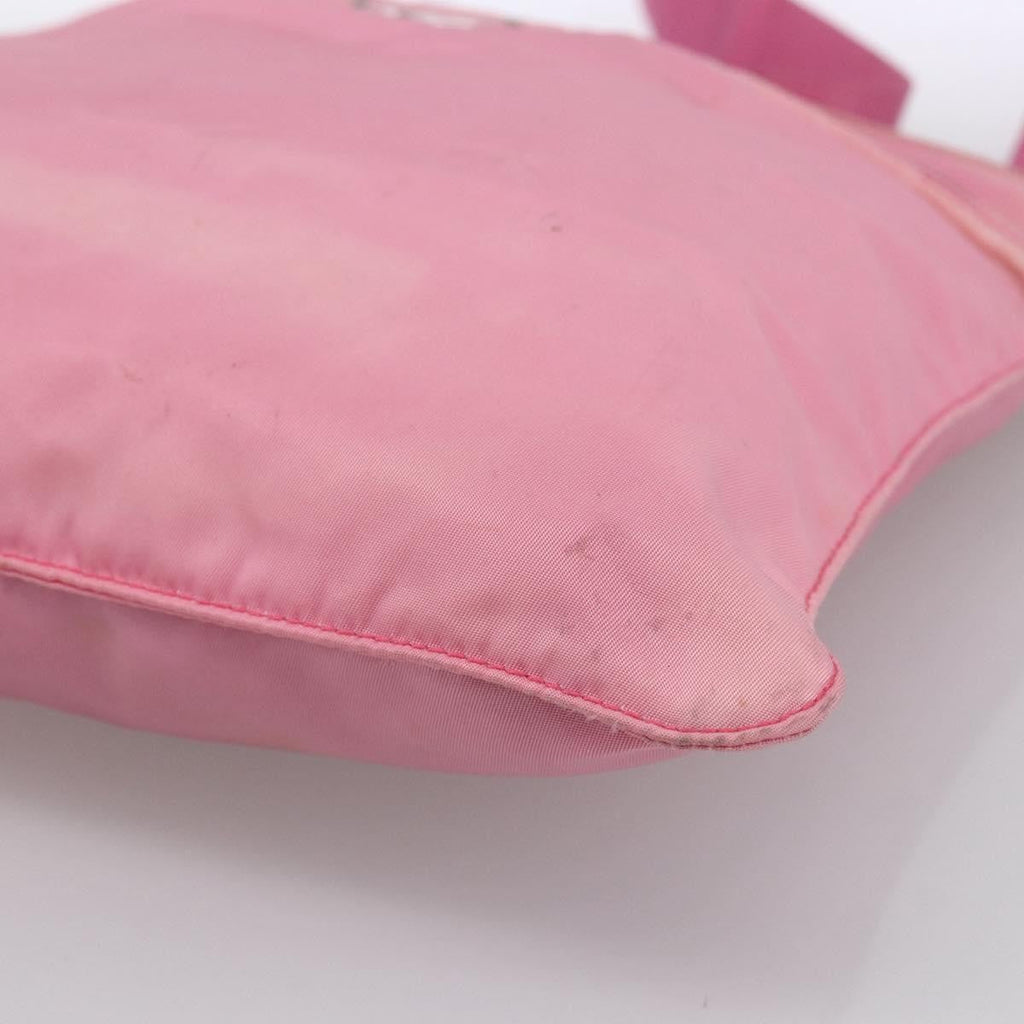 Prada Front Pocket Messenger Bag Tessuto Pink Nylon Shoulder Bag Bag