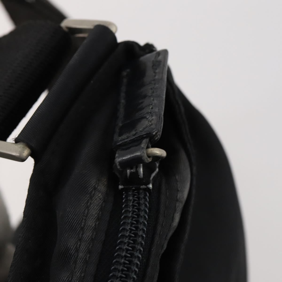 Prada Flat Messenger Bag Tessuto Black Nylon Shoulder Bag Bag