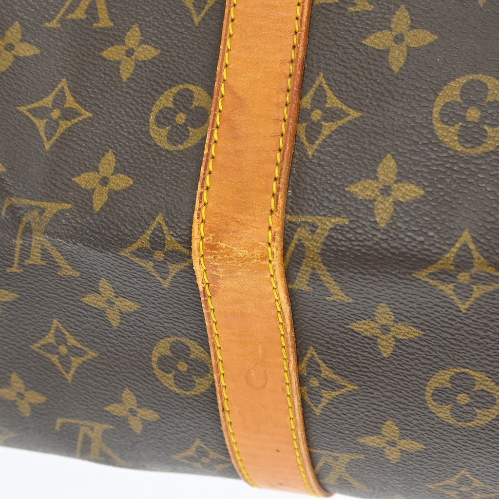 Louis Vuitton Keepall Bag Monogram Canvas Brown Canvas Travel Bag