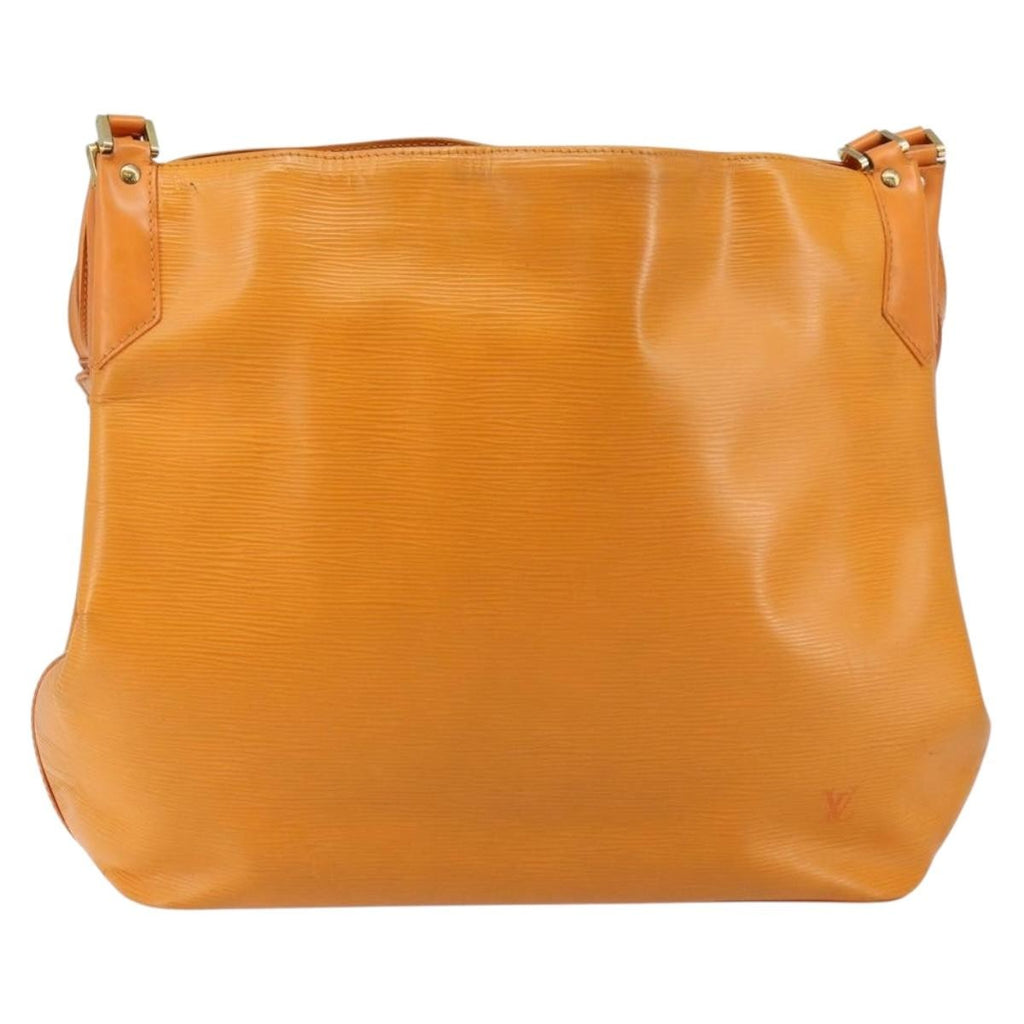 Louis Vuitton Mandara Handbag Epi Leather Orange Leather Shoulder Bag