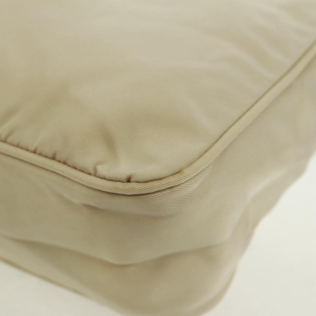 Prada Hobo Tessuto Beige Nylon Handbag
