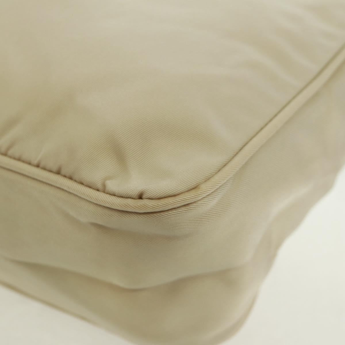 Prada Hobo Tessuto Beige Nylon Handbag