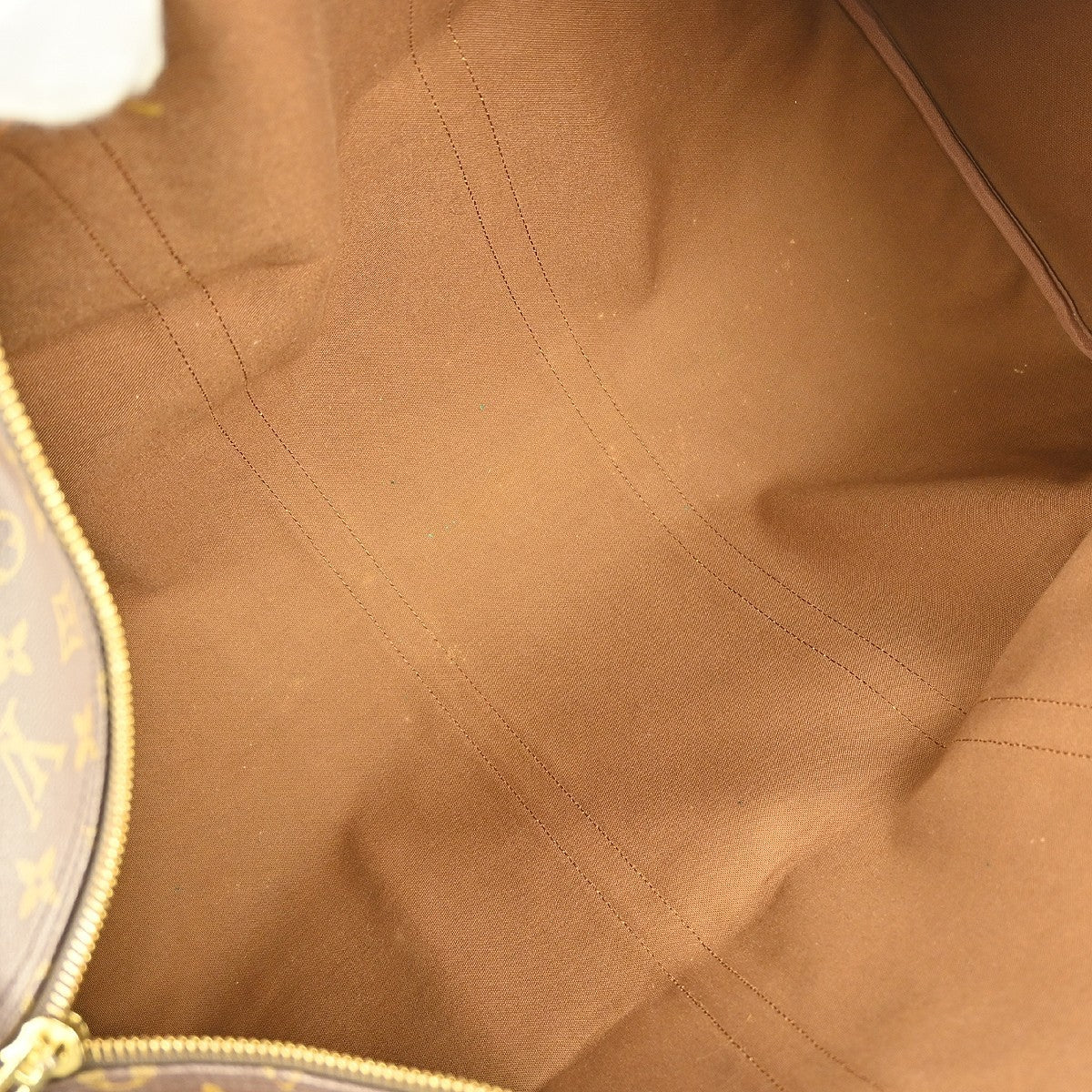Louis Vuitton Keepall Bag Monogram Canvas Brown Canvas Travel Bag