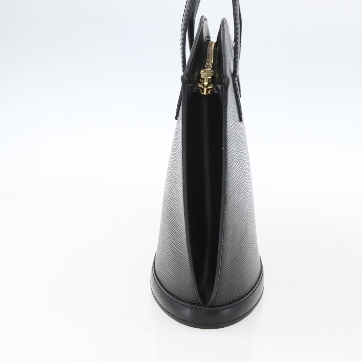 Louis Vuitton Saint Jacques Handbag Epi Leather Black Leather Handbag