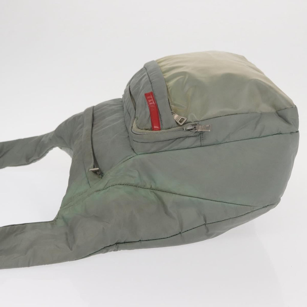 Prada Vintage Shoulder Bag Tessuto Green Nylon Shoulder Bag Bag