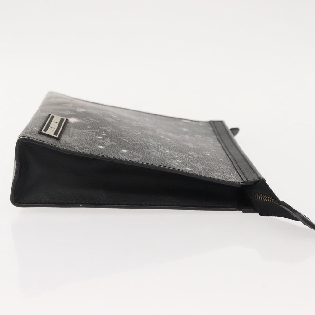 Louis Vuitton Pochette Voyage Monogram Eclipse Canvas Gray Canvas Clutche & Pouche Bag