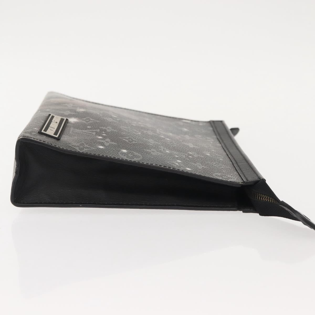 Louis Vuitton Pochette Voyage Monogram Eclipse Canvas Gray Canvas Clutche & Pouche Bag