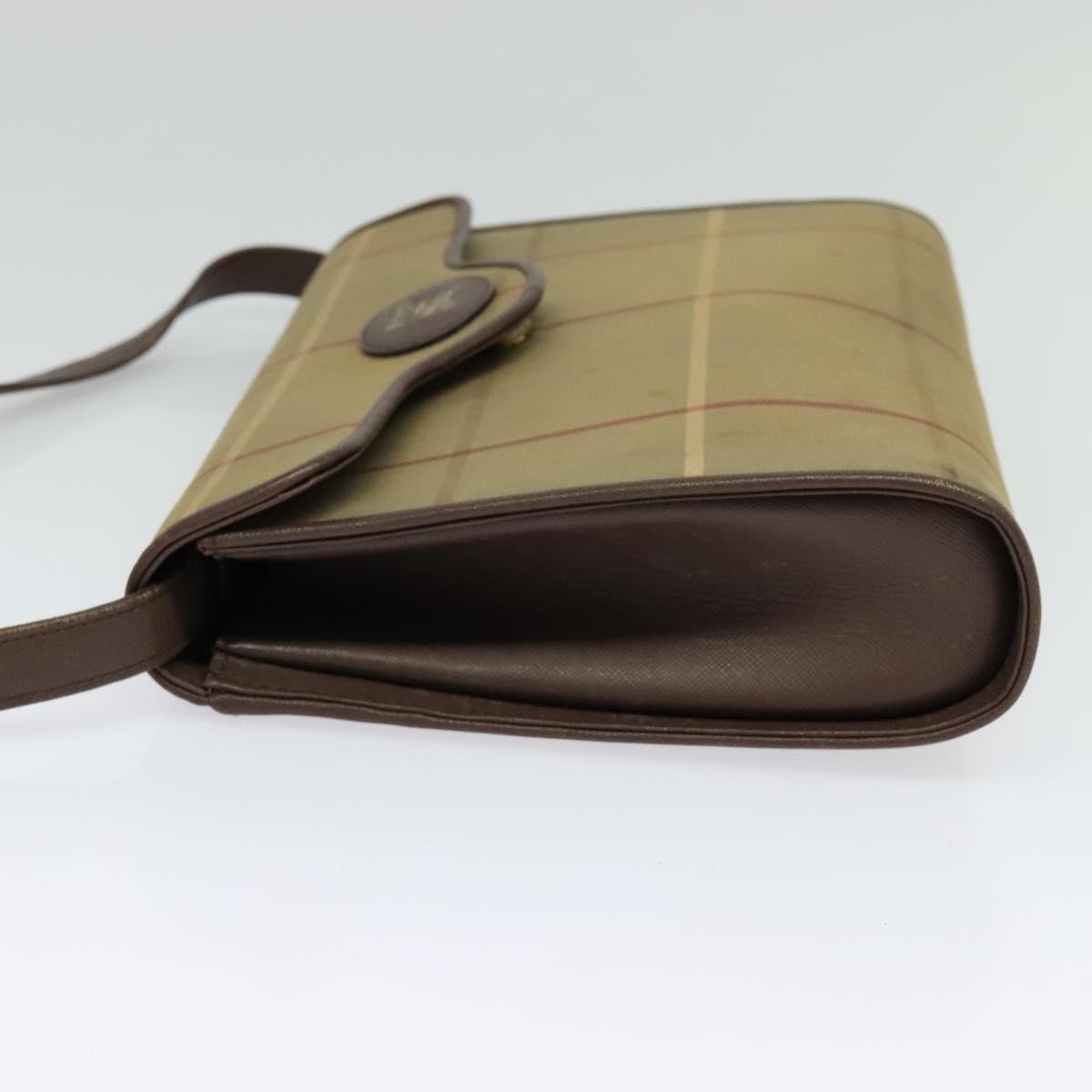 Burberry Nova Check Shoulder Bag Canvas And Leather Beige Canvas Shoulder Bag