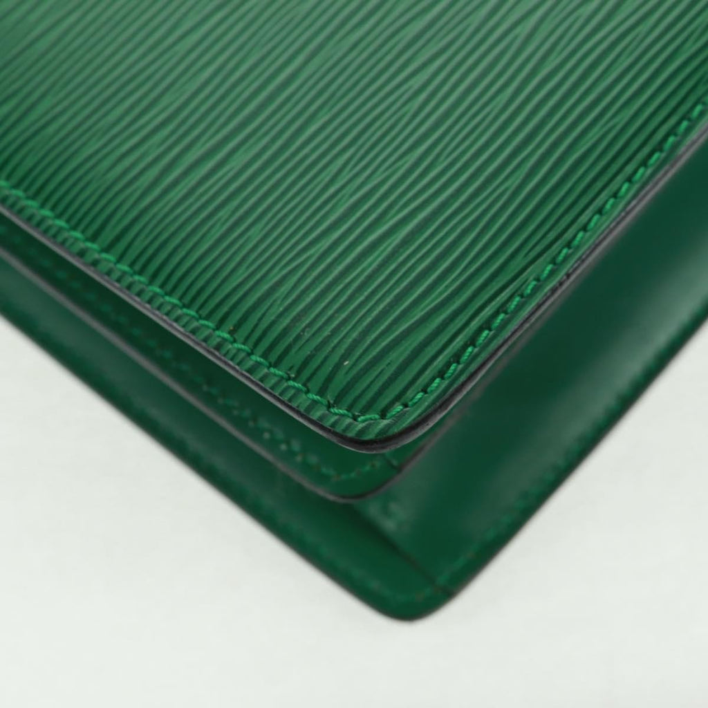 Louis Vuitton Capucines Shoulder Bag Epi Leather Green Leather Shoulder Bag