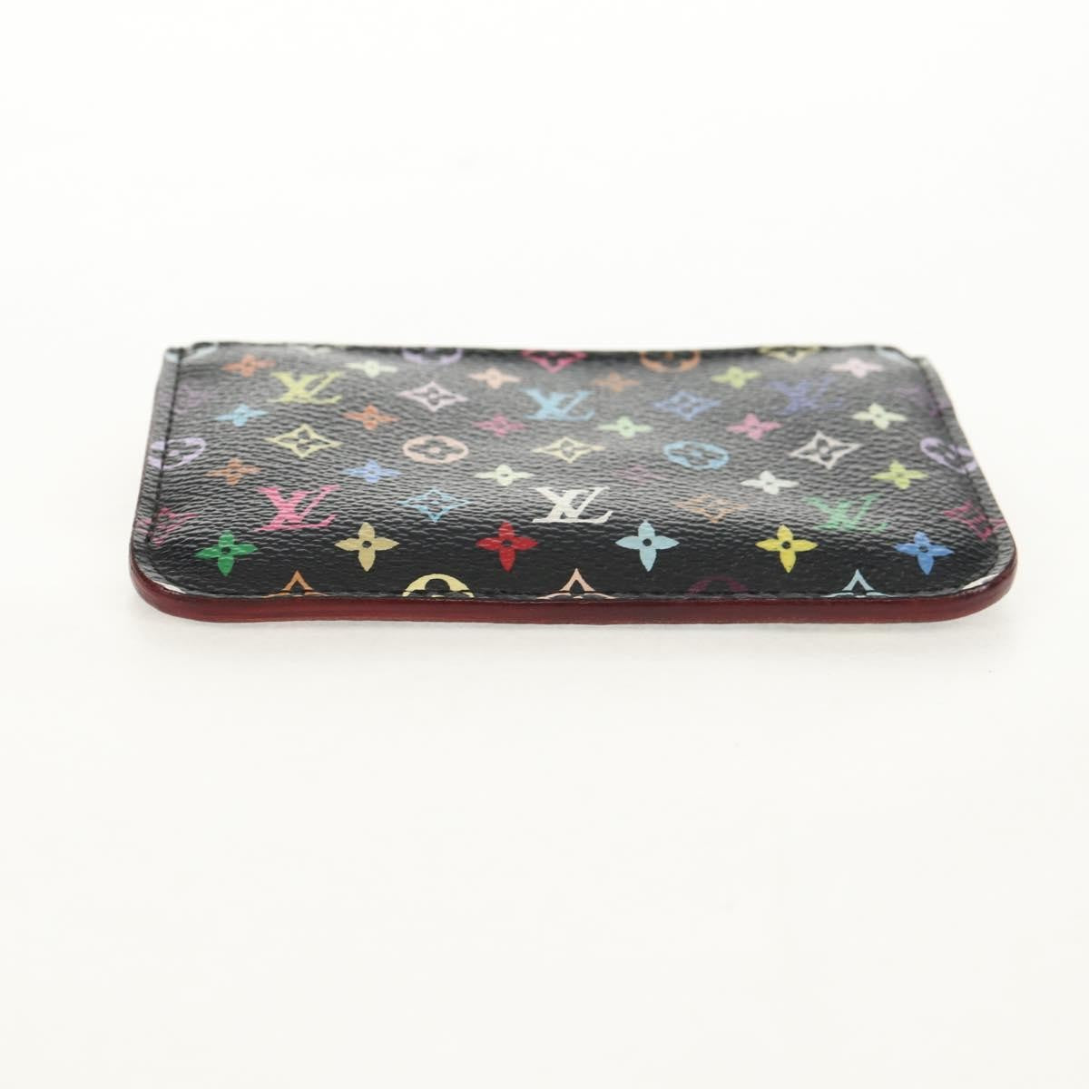Louis Vuitton Pochette Clés Nm Monogram Multicolor Canvas Black Canvas Wallets Accessory
