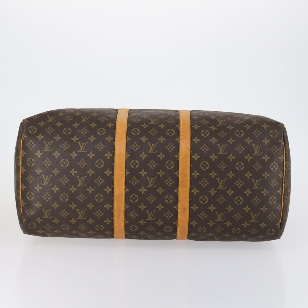 Louis Vuitton Keepall Bag Monogram Canvas Brown Canvas Travel Bag