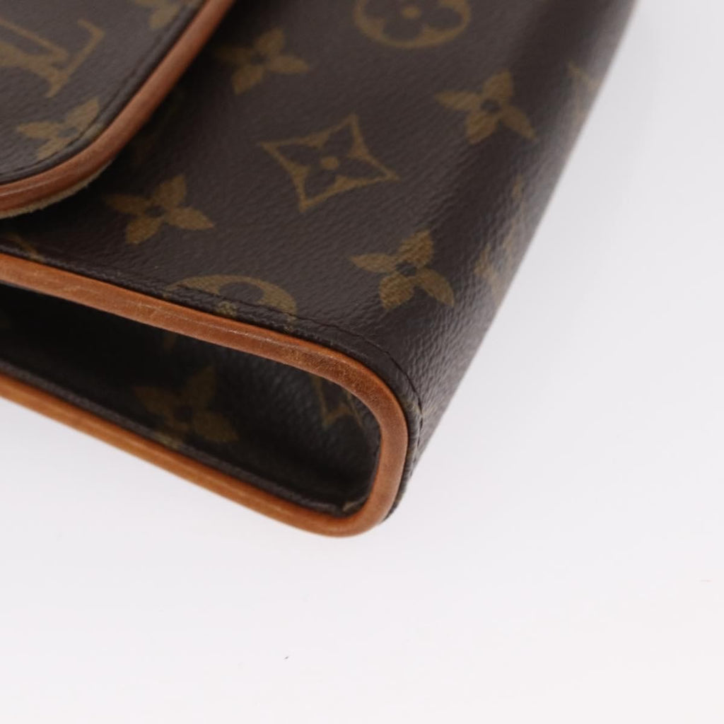 Louis Vuitton Florentine Waist Bag Monogram Canvas Brown Canvas Clutche & Pouche Bag