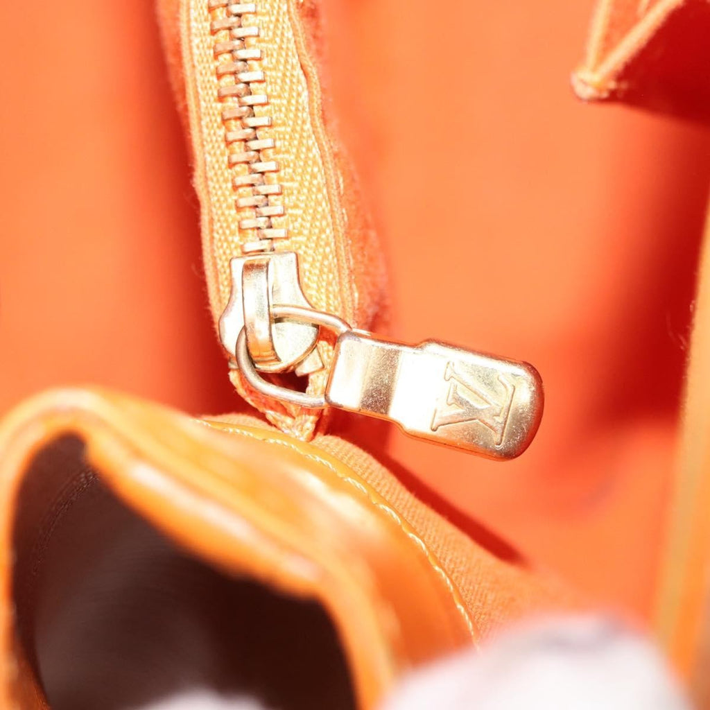 Louis Vuitton Mandara Handbag Epi Leather Orange Leather Shoulder Bag