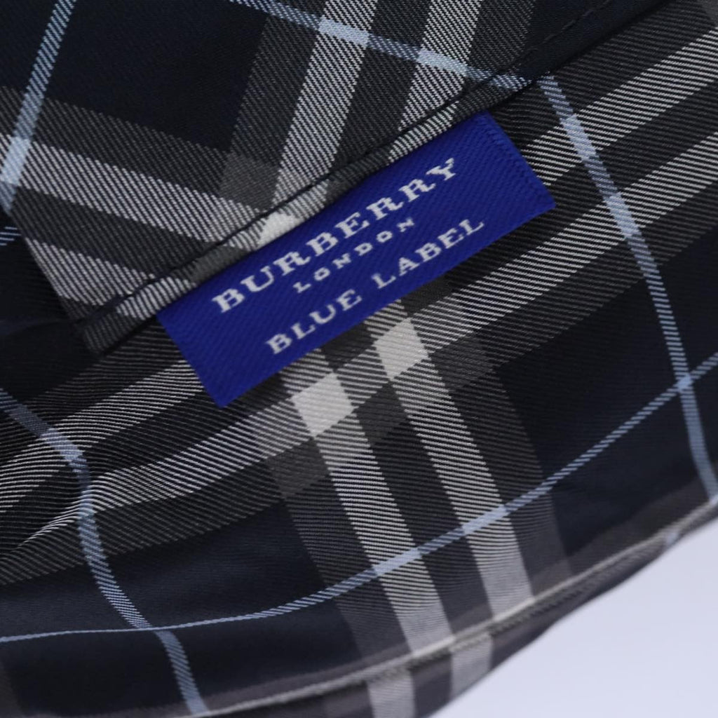 Burberry Nova Check Blue Label Nylon Black Nylon Clutche & Pouche Bag