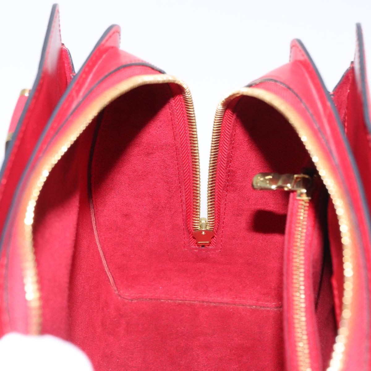 Louis Vuitton Pont Neuf Handbag Epi Leather Red Leather Handbag