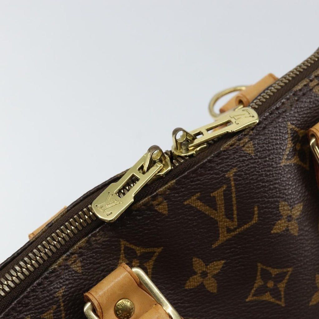 Louis Vuitton Alma Handbag Monogram Canvas Brown Canvas Handbag