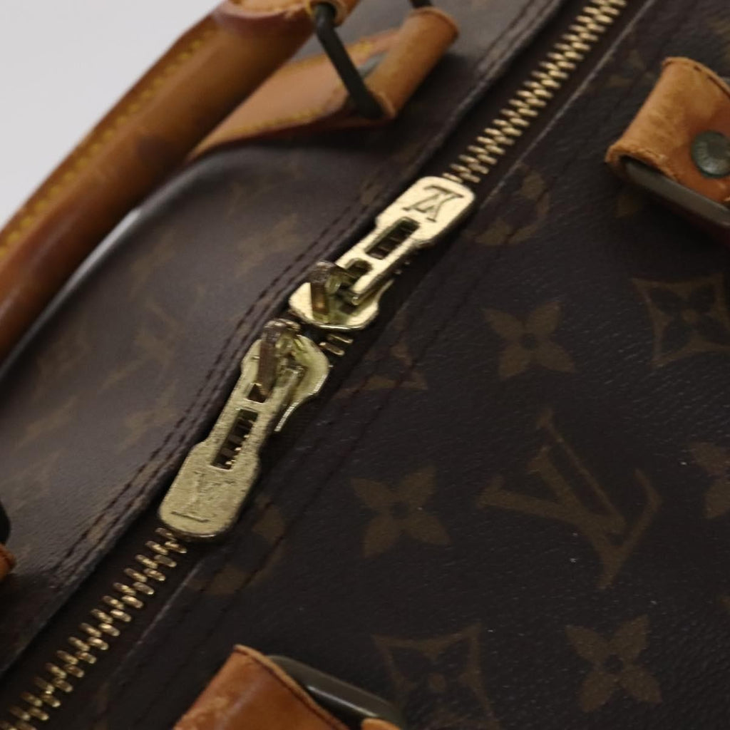Louis Vuitton Keepall Bag Monogram Canvas Brown Canvas Travel Bag