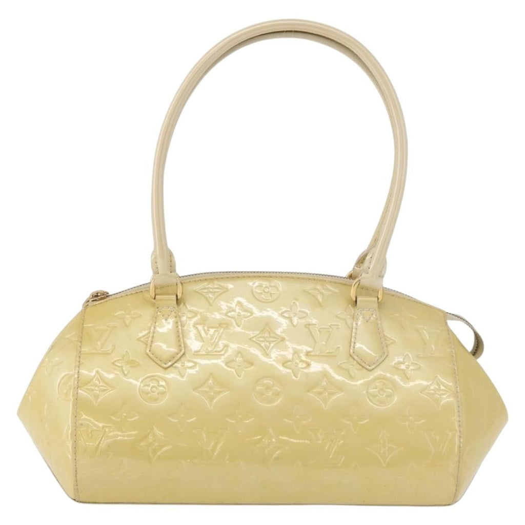 Louis Vuitton Sherwood Handbag Monogram Vernis Yellow Patent_Leather Handbag