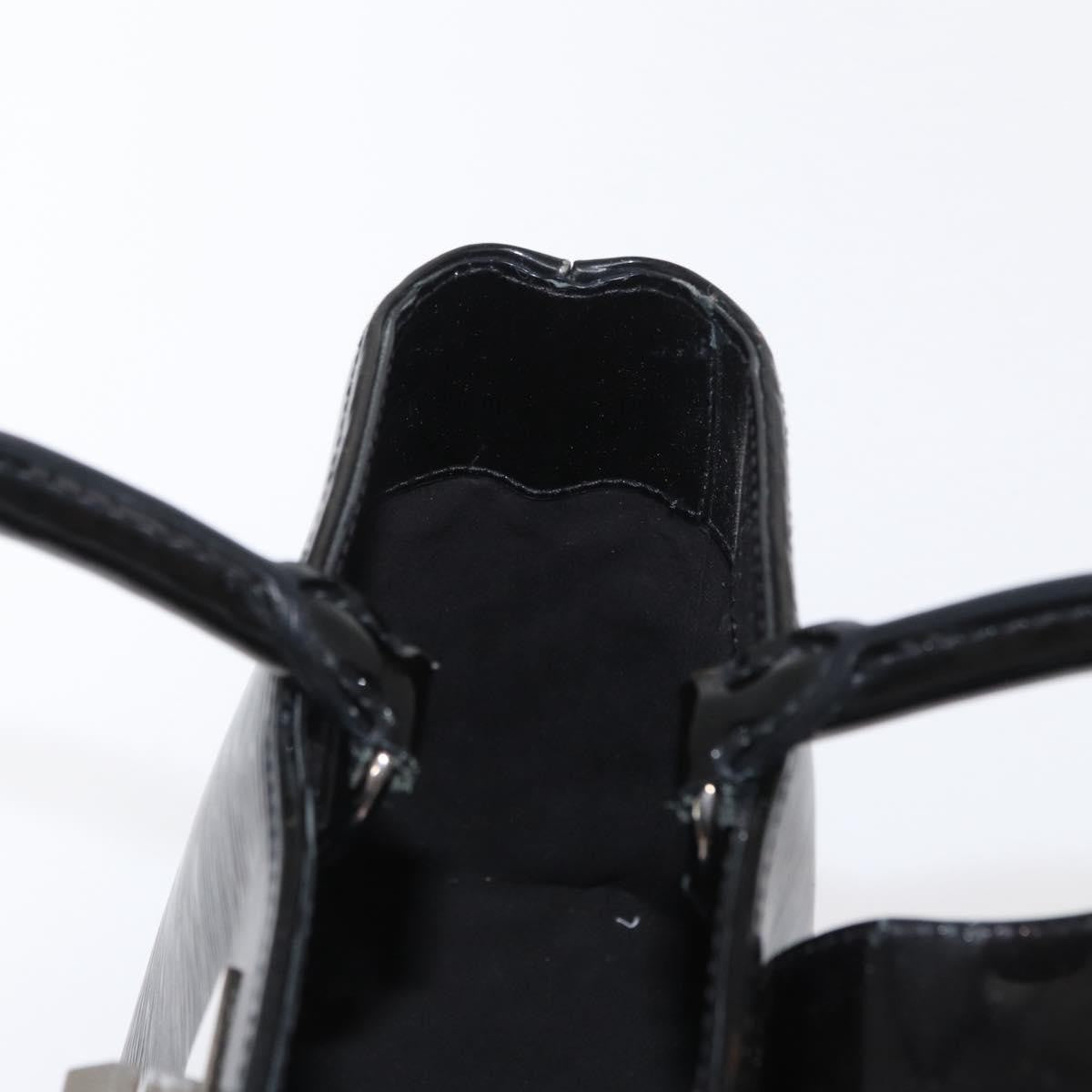 Louis Vuitton Mirabeau Handbag Electric Epi Leather Black Leather Handbag