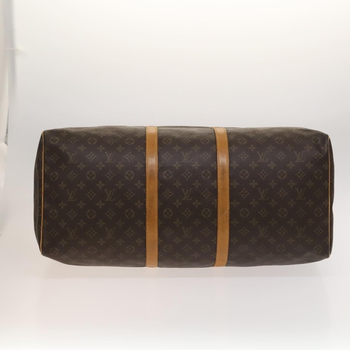 Louis Vuitton Keepall Bag Monogram Canvas Brown Canvas Travel Bag