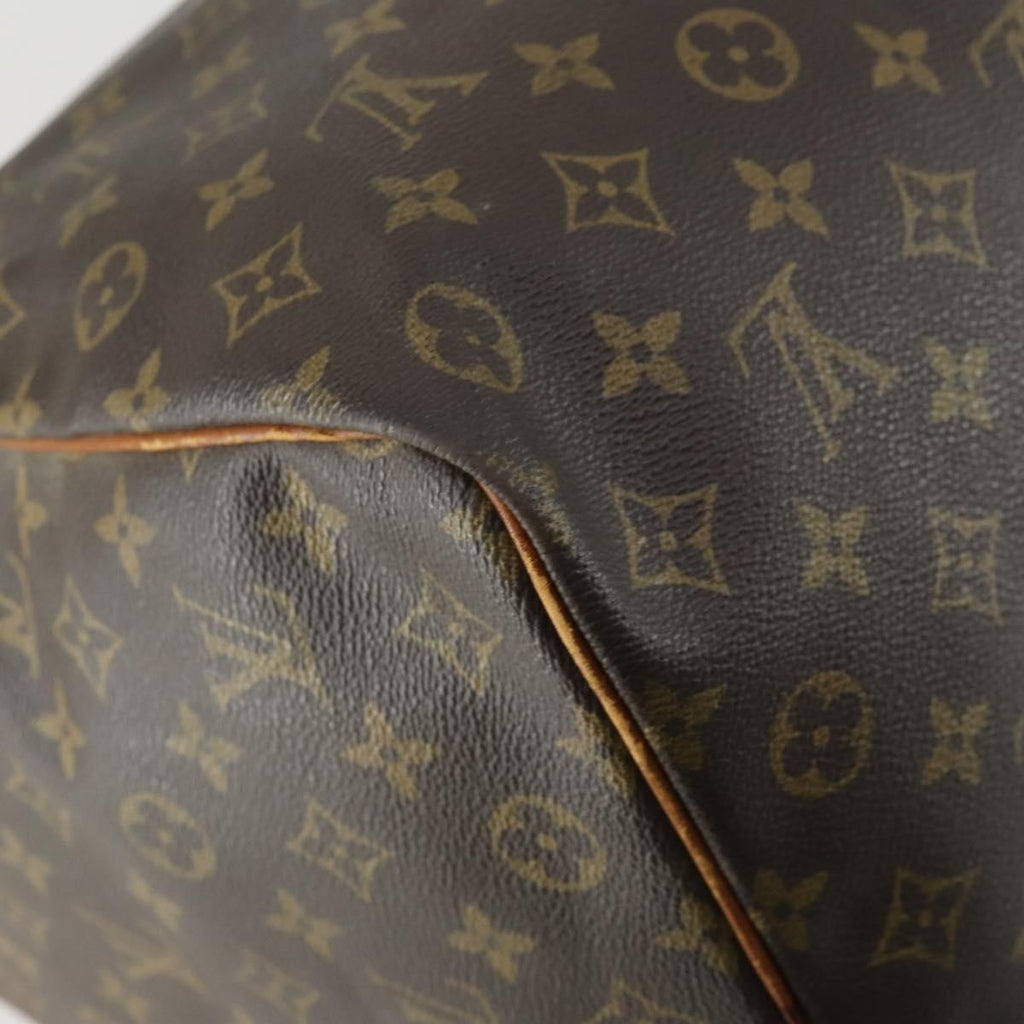 Louis Vuitton Keepall Bag Monogram Canvas Brown Canvas Travel Bag