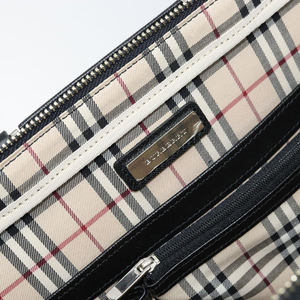 Burberry Vintage Briefcase Leather Black Leather Briefcase Bag