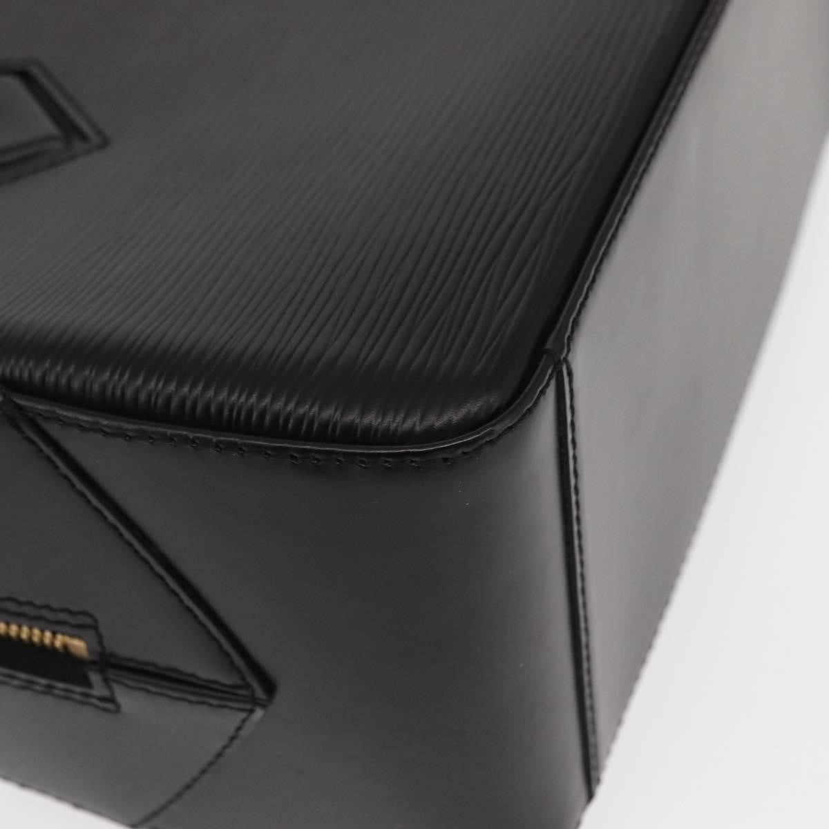 Louis Vuitton Sablons Handbag Epi Leather Black Leather Handbag