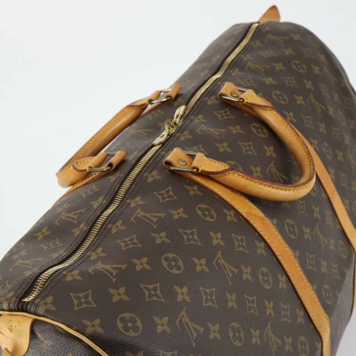 Louis Vuitton Keepall Bag Monogram Canvas Brown Canvas Travel Bag