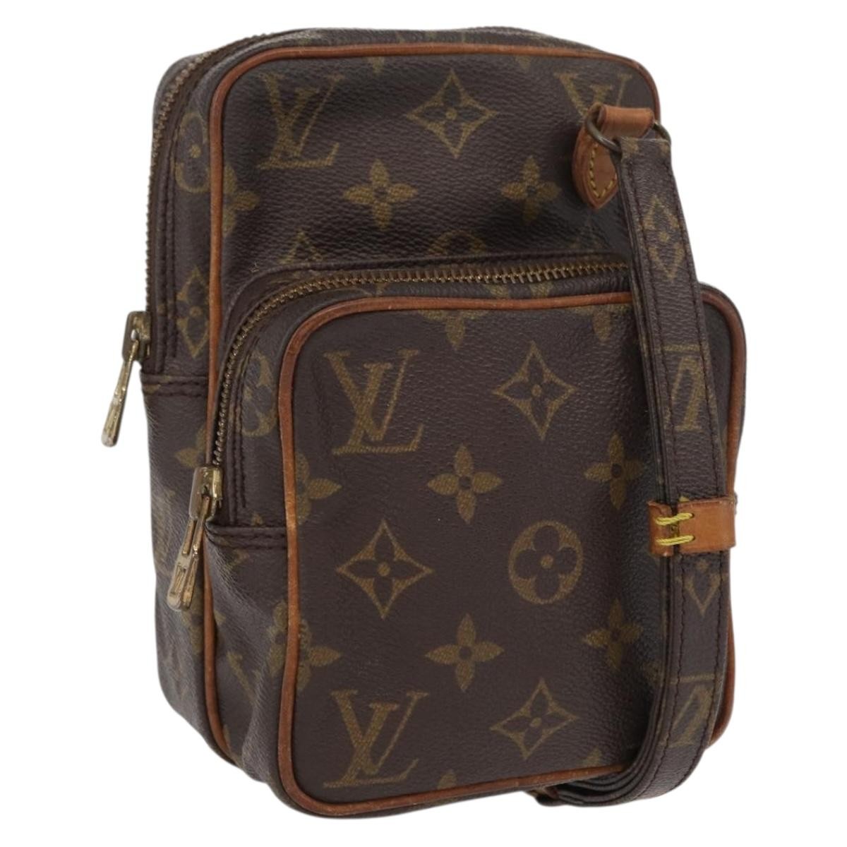 Louis Vuitton Amazone Bag Monogram Canvas Brown Canvas Shoulder Bag