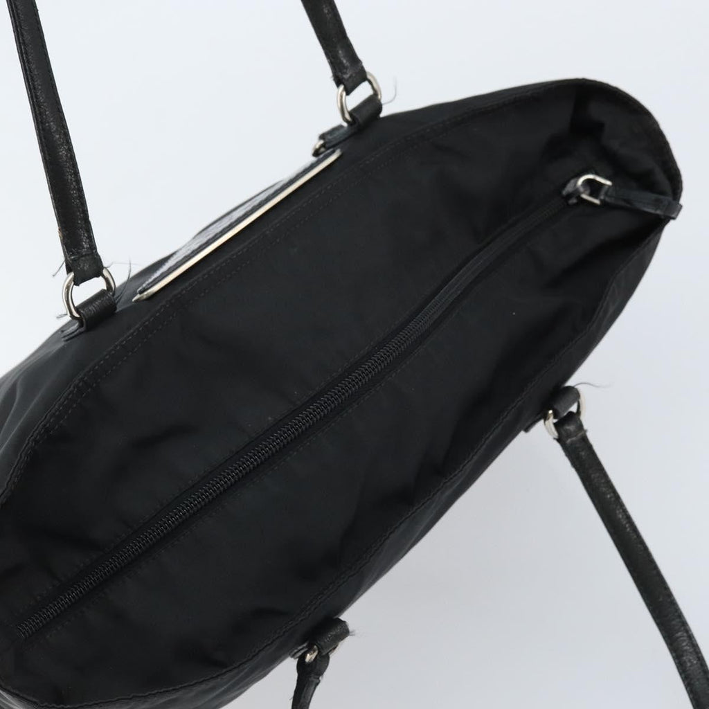 Prada Vintage Zip Tote Tessuto Black Nylon Tote Bag Bag
