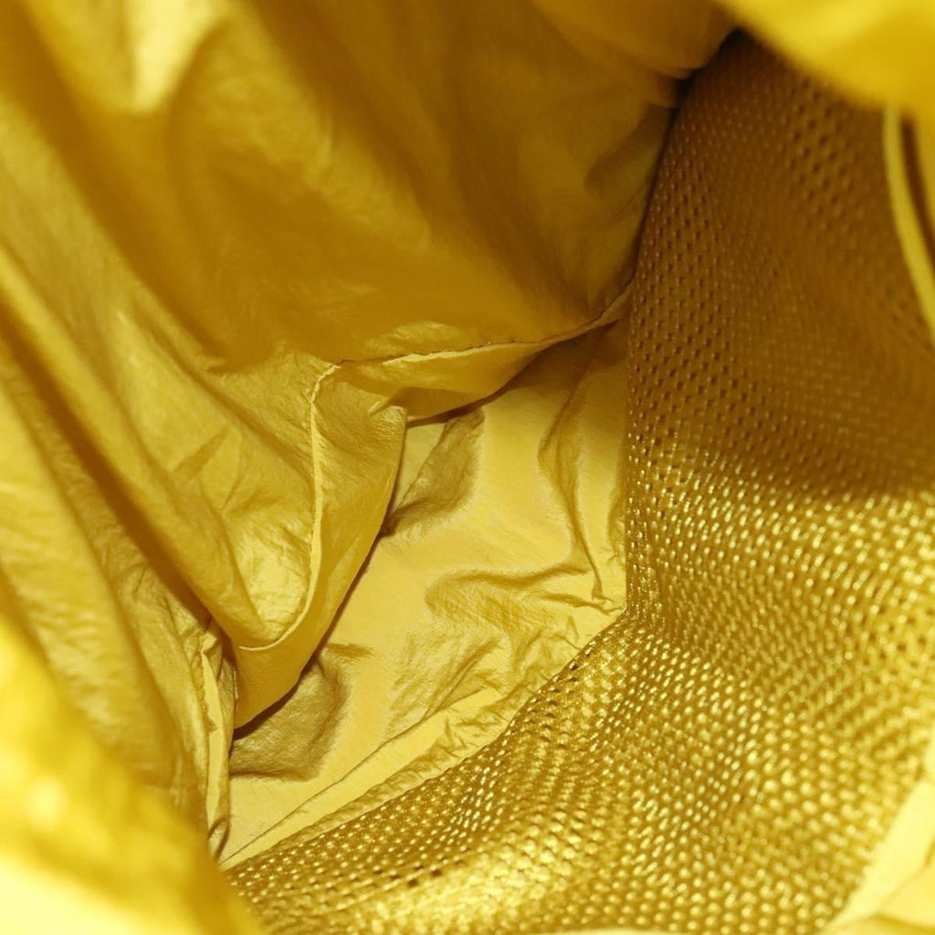 Bottega Veneta Vintage Backpack Nylon Yellow Nylon Backpack Bag