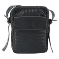 Bottega Veneta Intrecciato Shoulder Bag Leather Black Leather Shoulder Bag Bag