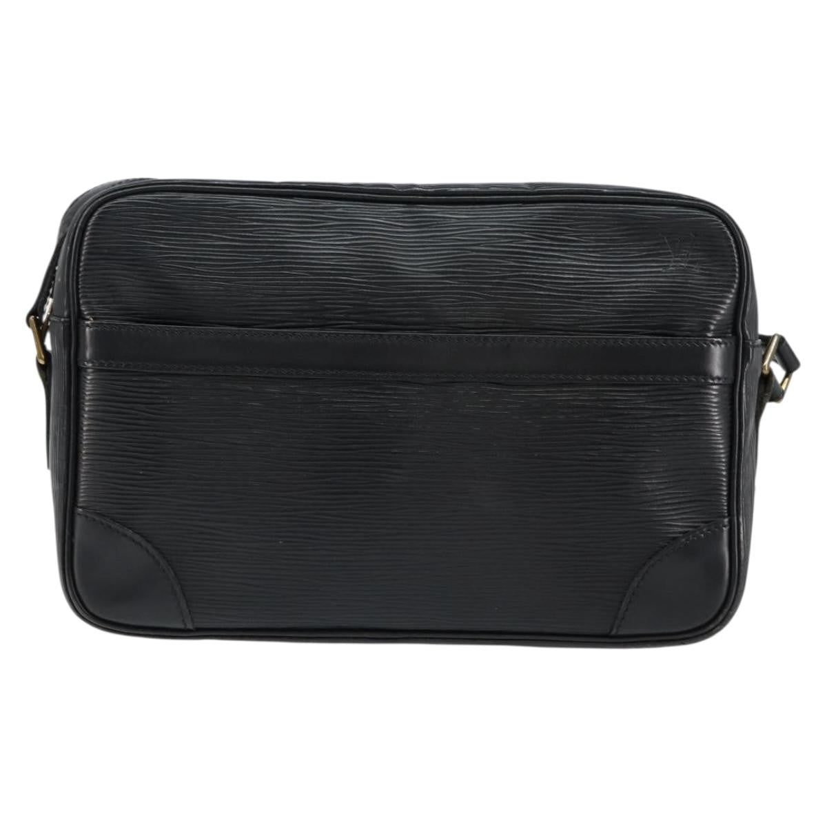 Louis Vuitton Trocadero Handbag Epi Leather Black Leather Shoulder Bag