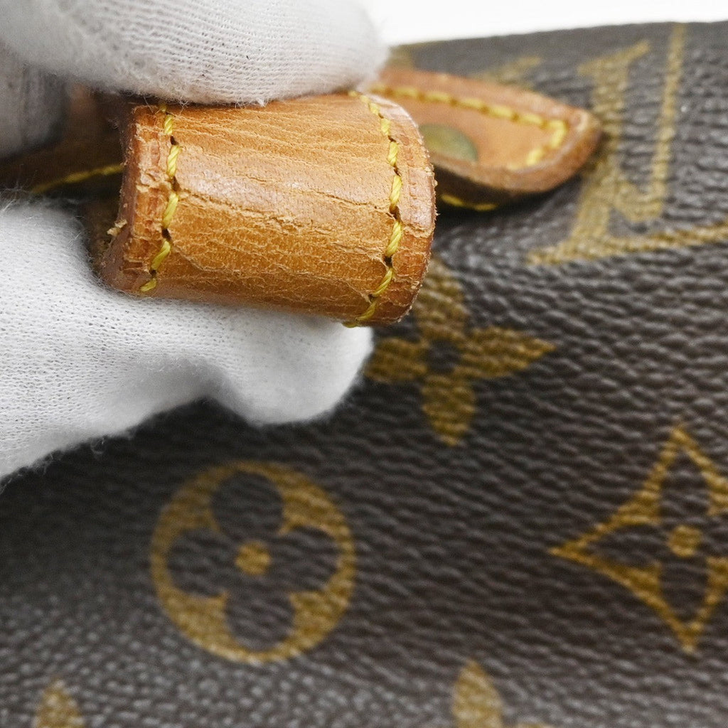 Louis Vuitton Saumur Handbag Monogram Canvas Brown Canvas Shoulder Bag