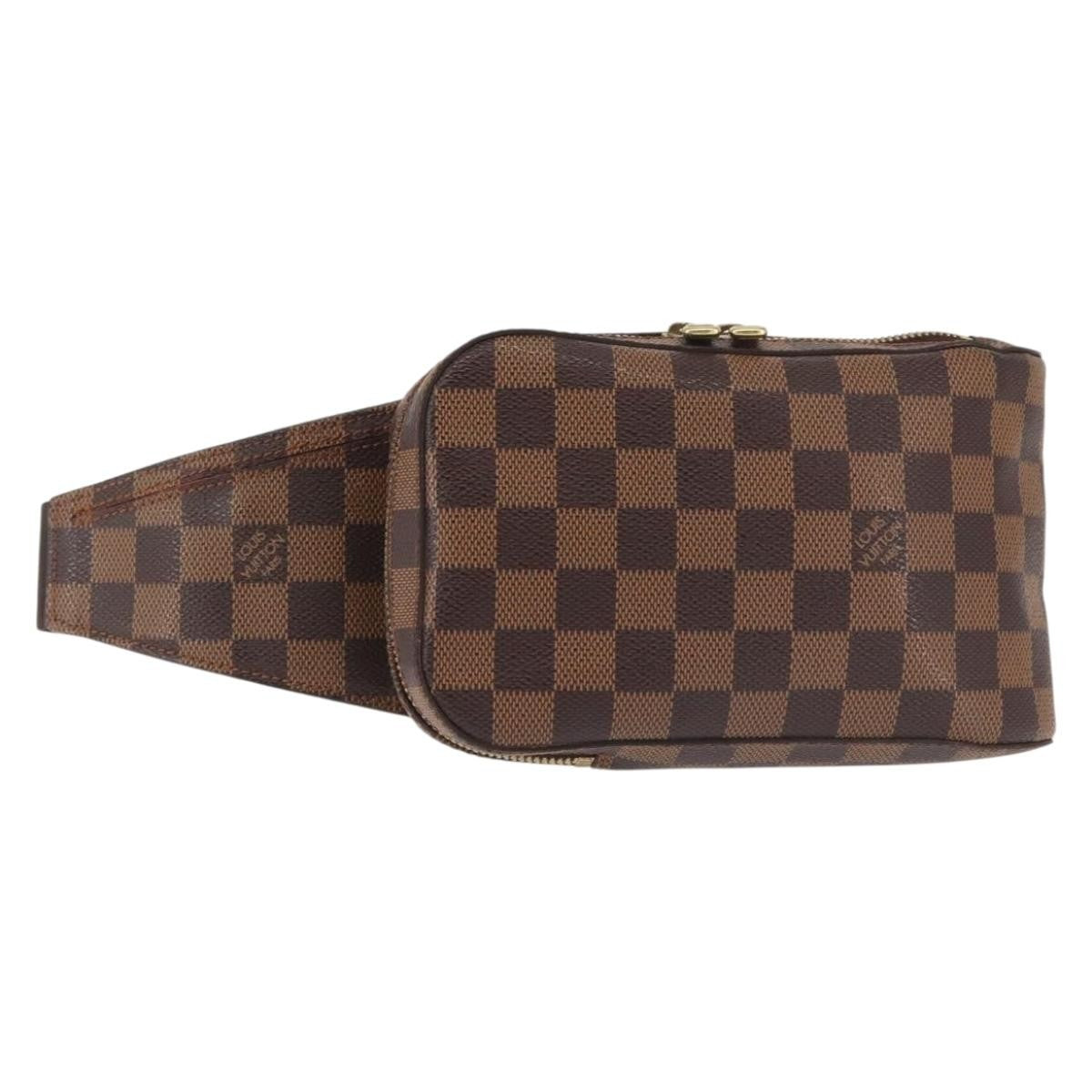 Louis Vuitton Geronimos Waist Bag Damier Brown Canvas Shoulder Bag