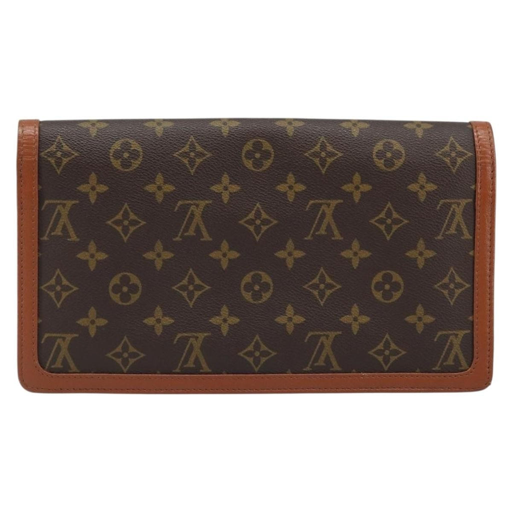 Louis Vuitton Dame Pochette Monogram Canvas Brown Canvas Clutche & Pouche Bag