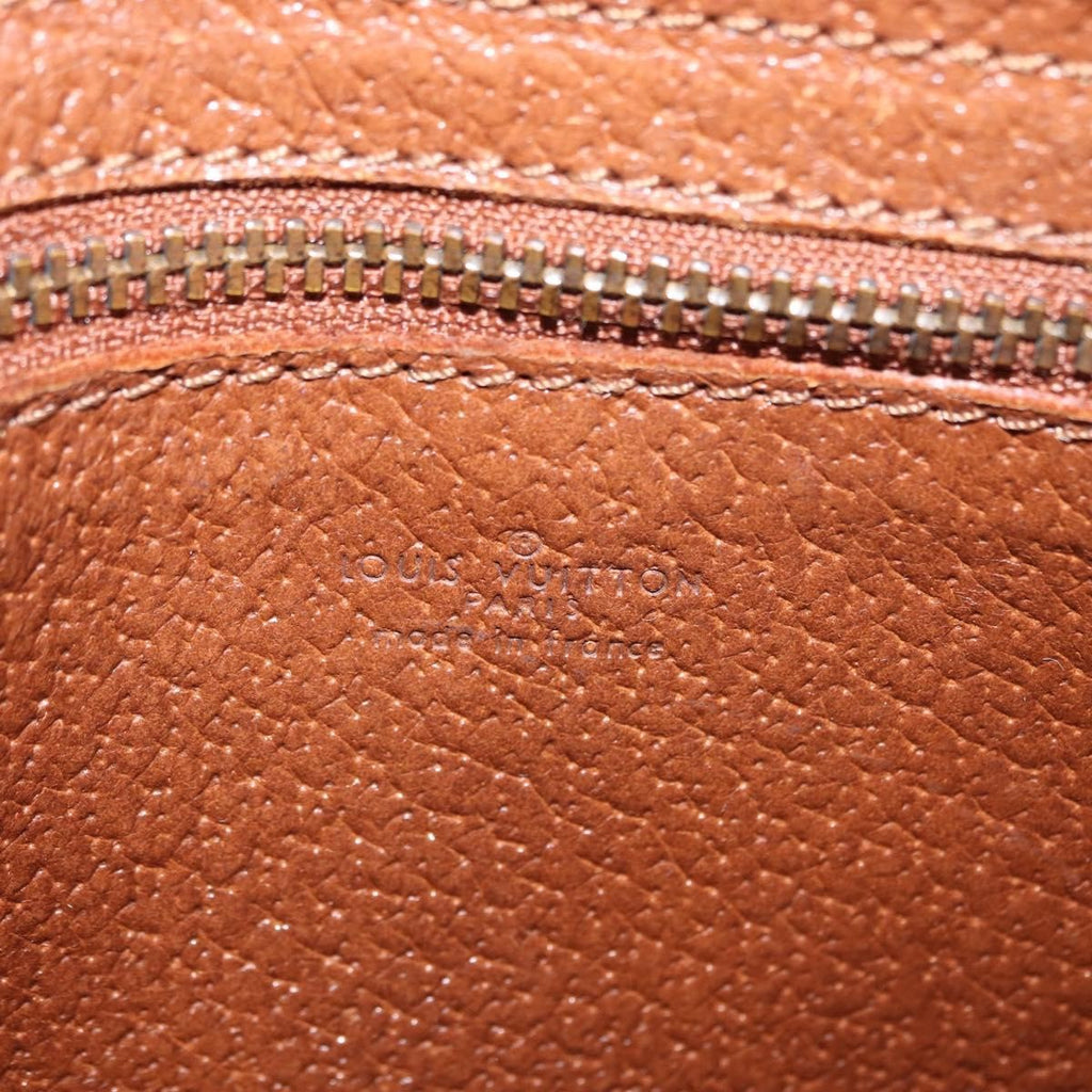 Louis Vuitton Jeune Fille Handbag Monogram Canvas Brown Canvas Shoulder Bag