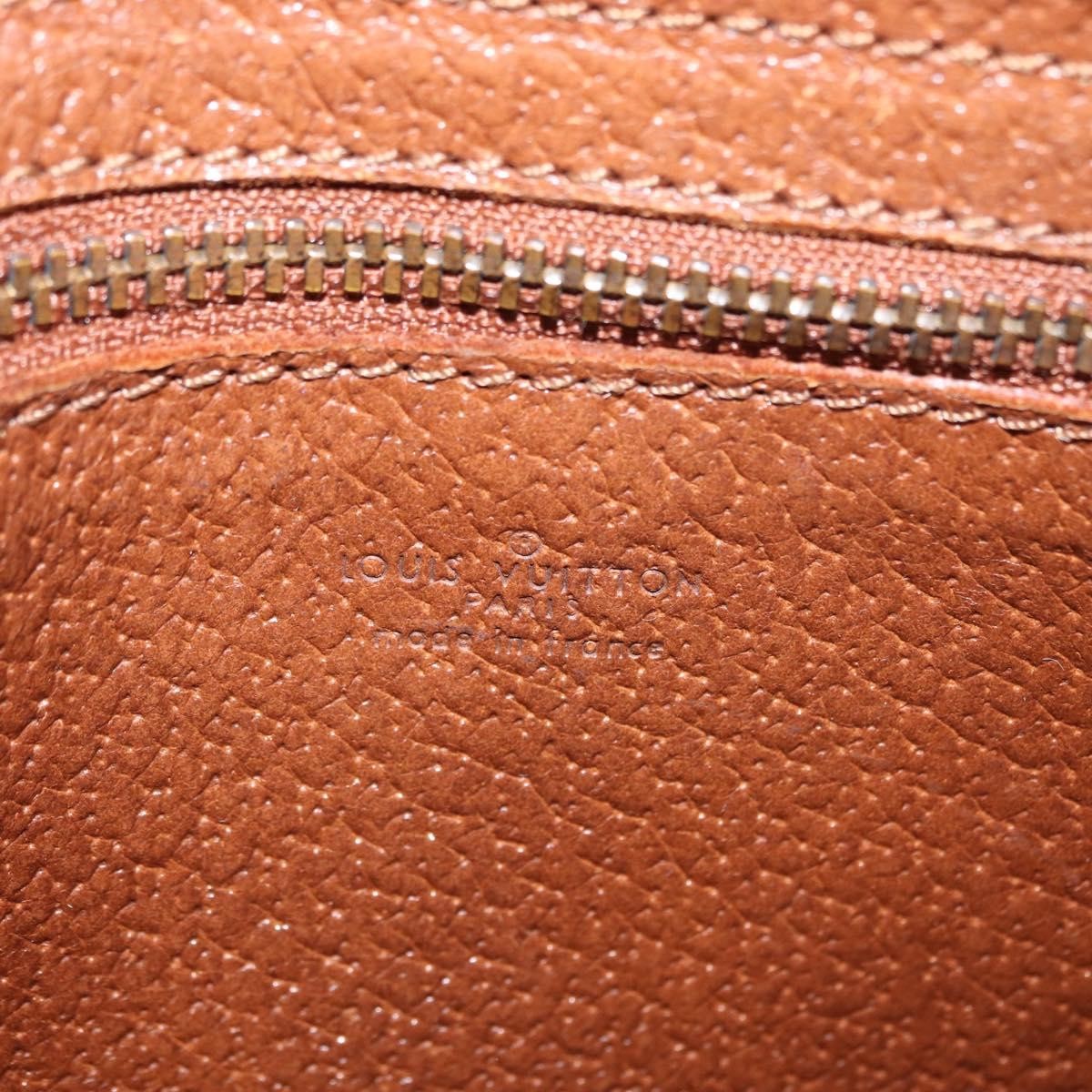 Louis Vuitton Jeune Fille Handbag Monogram Canvas Brown Canvas Shoulder Bag